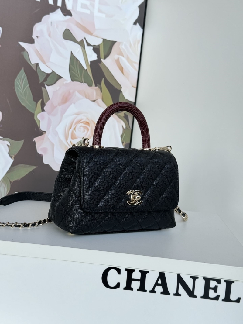 Ch**el top handle bags